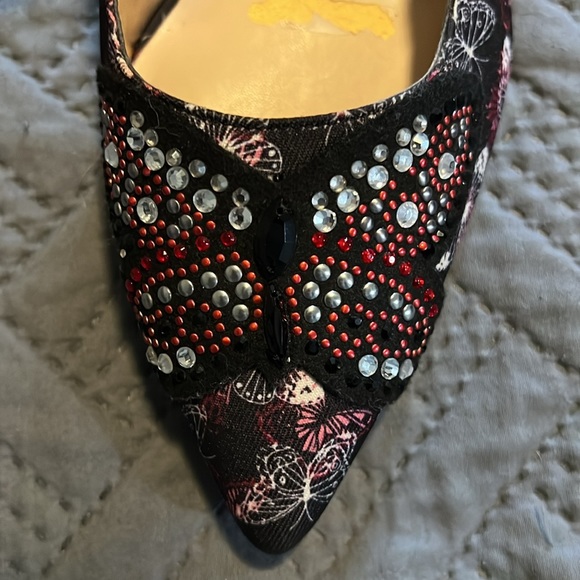 Libby Edelman : Butterfly Point Toe Ballet Strap Heel - 7 - Picture 11 of 12